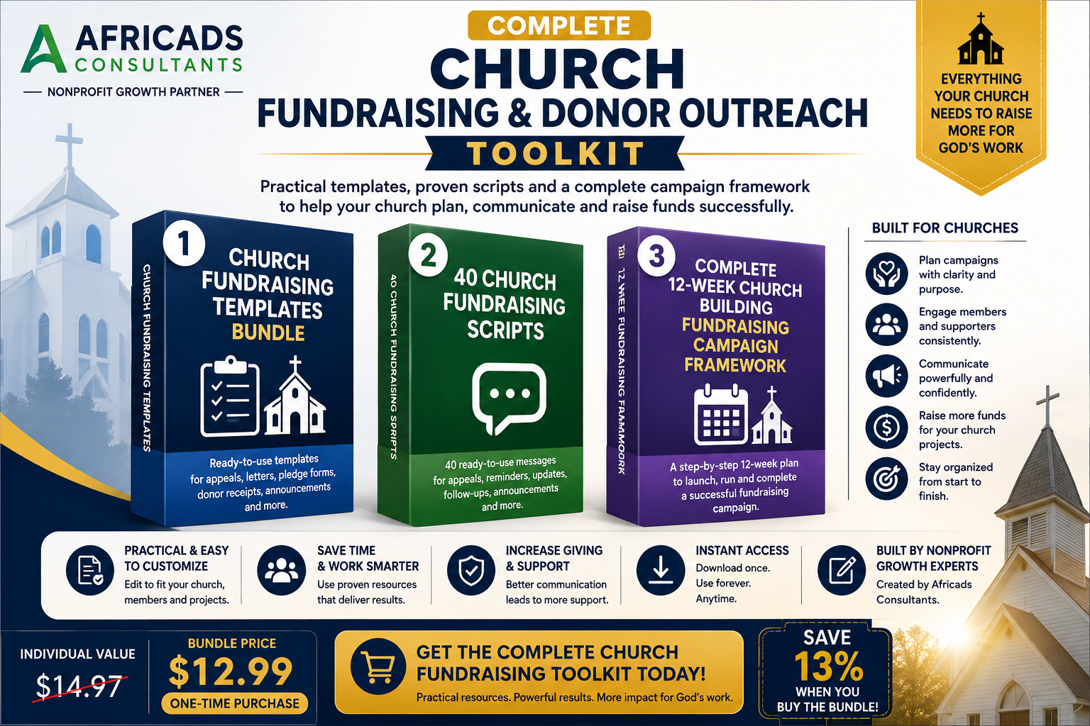 Complete Church Fundraising and Donor Outreach Toolkit