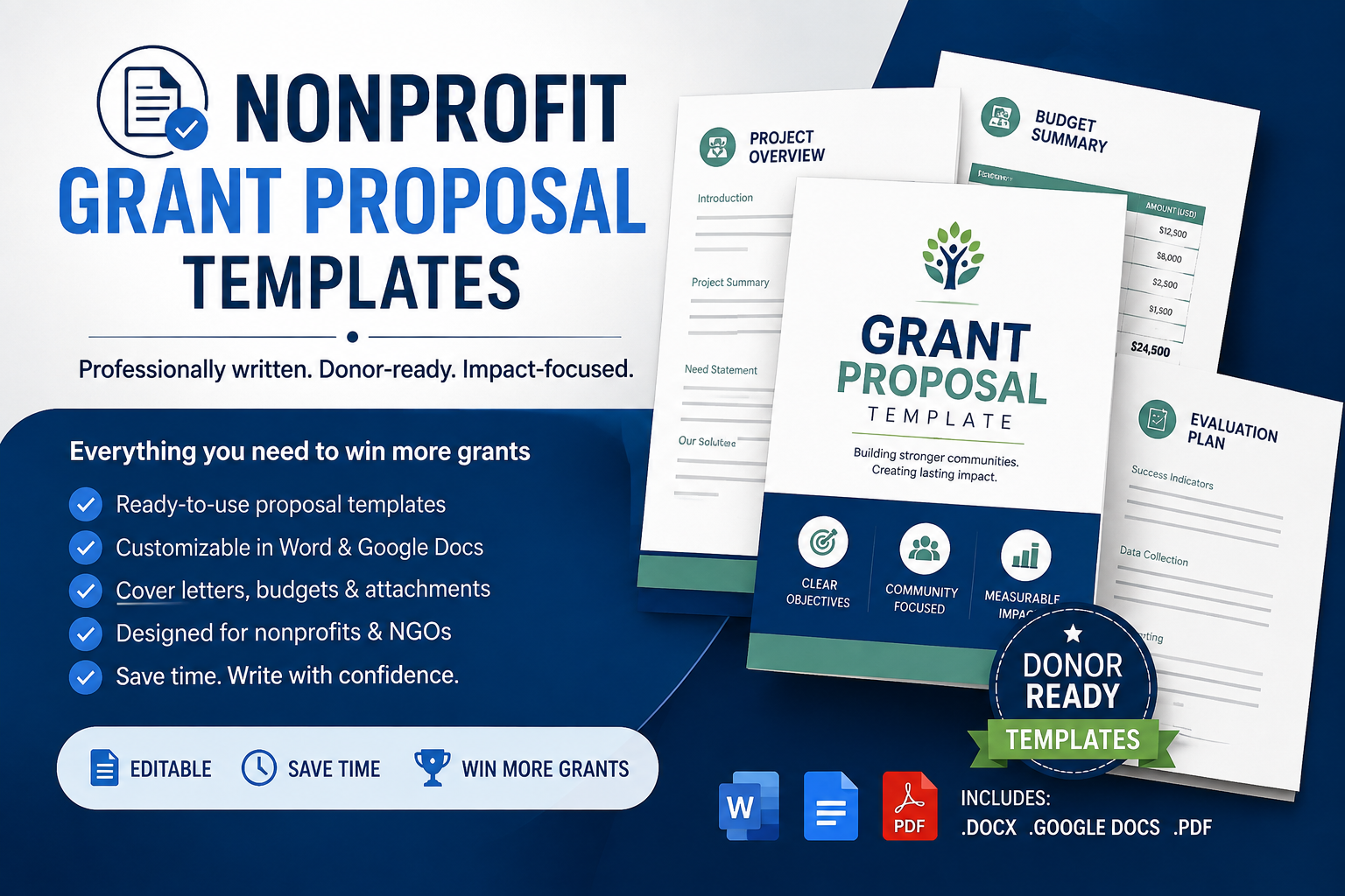 Nonprofit Grant Proposal Templates